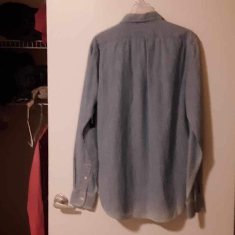 Men's shirt M 100% cotton denim - Picture 6 of 6